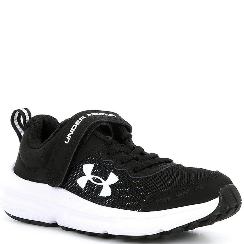Under Armour Kids Black and White Sneakers